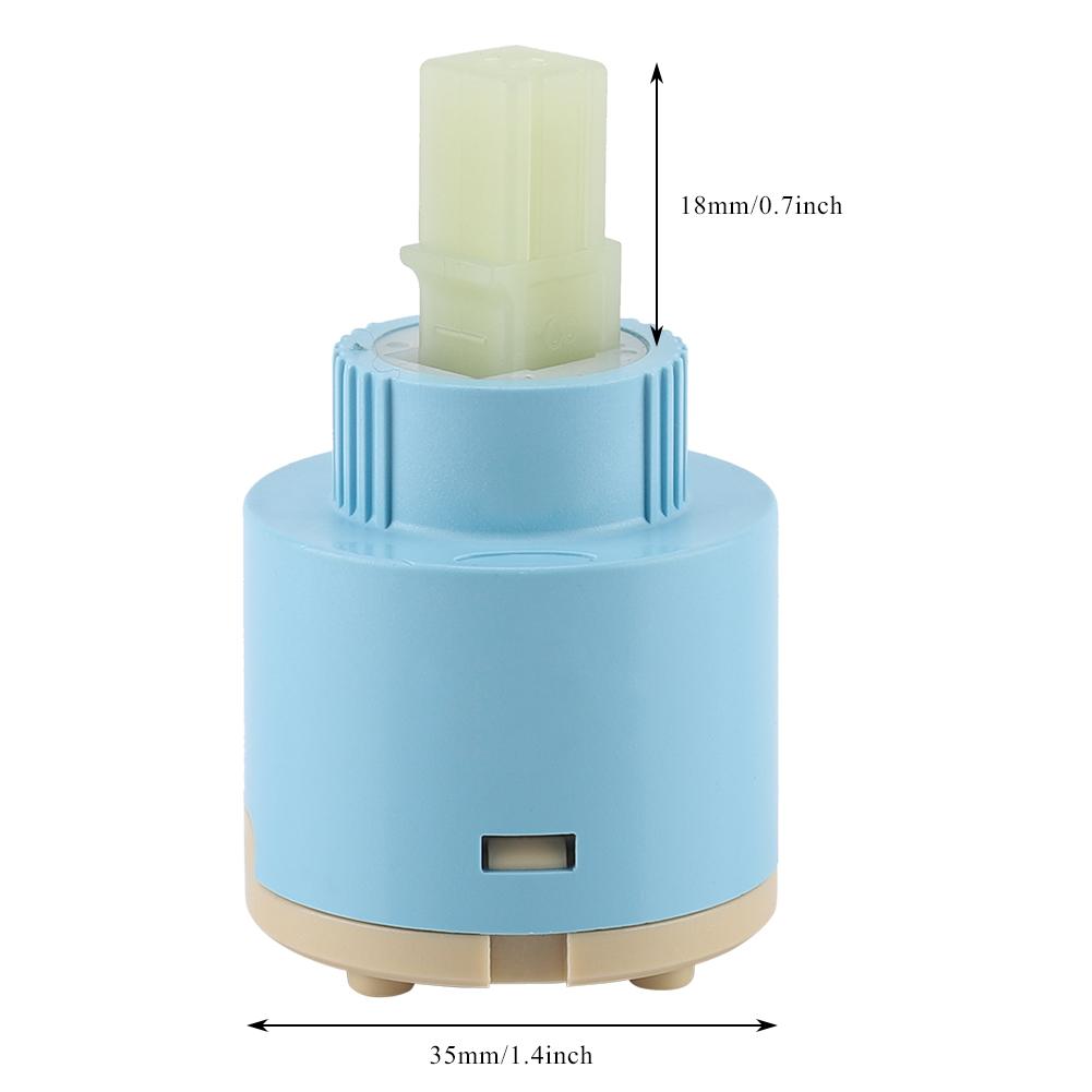 35 40mm Keramická Kartuše Vodovodní Baterie Vnitřní Ovládací Ventil ABS Modrá Praktická