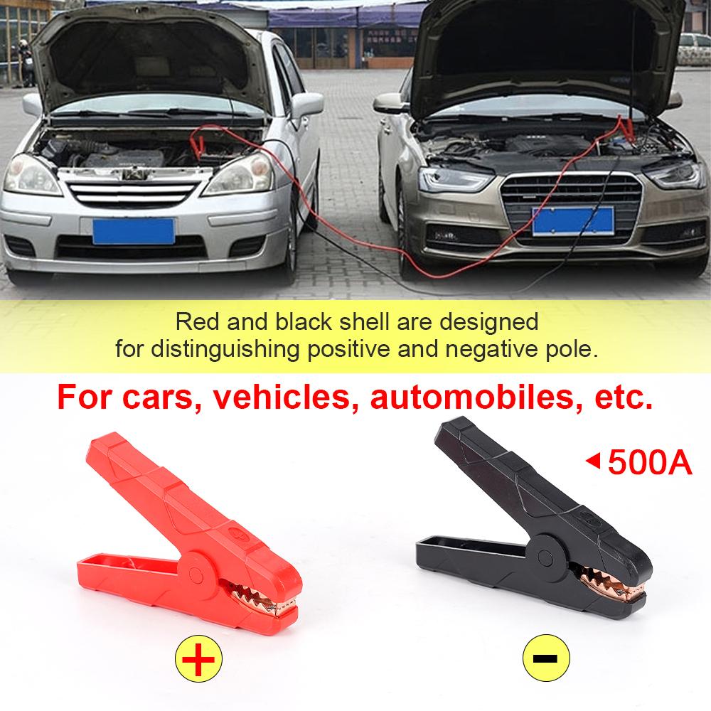 100A 200A 300A 500A Krokodilklemme Krokodiladapter Klemme Auto Wohnwagen Van Elektrik Batterie Krokodilklemme Test