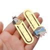1PC New Cartoon Cute Cats Bookmark Gold-plated Book Folder Metal Label Student Gift Animals Stationery School Supplies