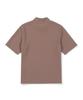 SNOWPEAK APPAREL Ribbed Women'S Mock Neck Short Sleeve T-Shirt (S26Fwfts31) Smog Pink