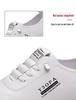 Men's Autumn Breathable White Slip-On Casual and Sports Shoes with Soft Sole