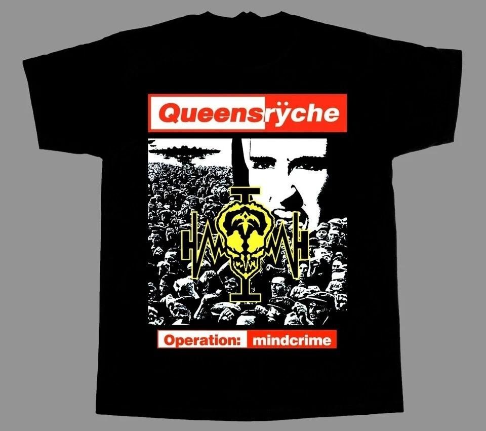 QUEENSRYCHE OPERATION MINDCRIME 88 T-SHIRT Cotton Size S-5XL TU216 Unisex T-Shirt L