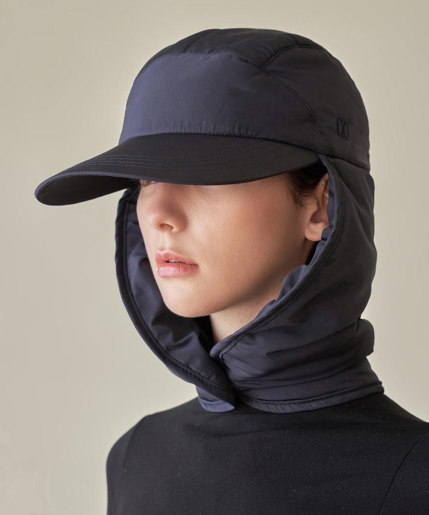 Bajal Va Square Windbreaker Cap Navy