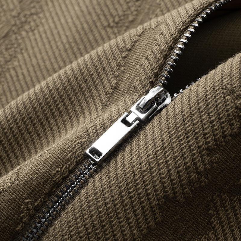 Dibinze Men's Plus Size Knit Stand-Collar Casual Jacket