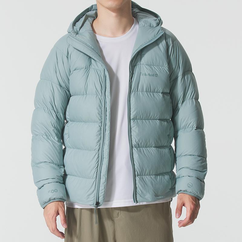 Timberland Outdoor Goose Down 800 Fill Hiking Warm Water-Resistant Hooded Long Sleeve Down Jacket Men outerwear A6MMB-EYM