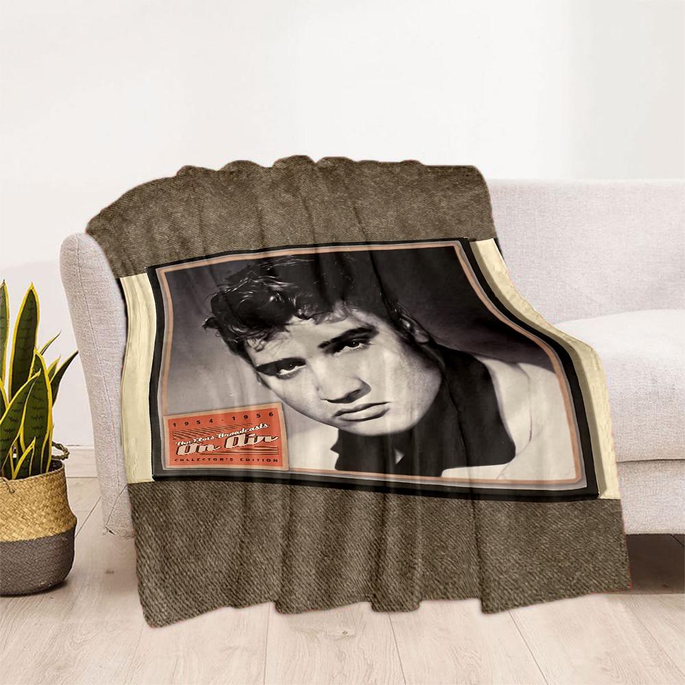 Elvis Presley Performance Blanket Warmthful Decor Great for Couch Office Chair Bedding for All Seasons Modern Birthday Christmas Gift Blanket