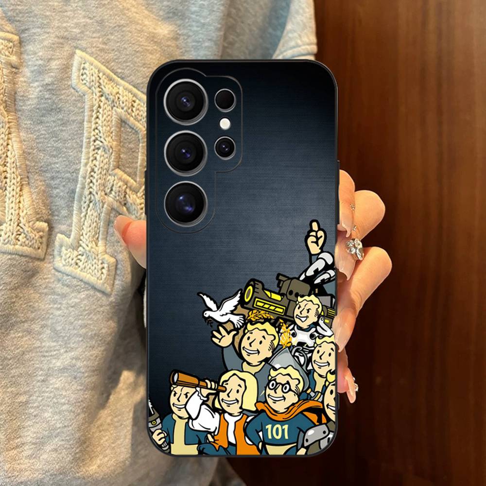 Custodia per Telefono Gioco Cool Serie F-Fallout S 4 Per Samsung S 24 Fe 25 Ultra Plus 20 Lite 21 30 22 23 24 22 Ultra 5G Fundas