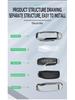 Metal Buckle Key Case for Ford Edge L23, Mondeo, and Explorer Models