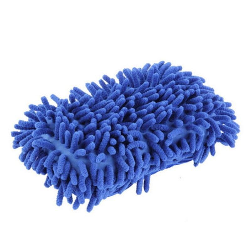 Car Hand Soft Towel Microfiber Chenille Washing Gloves Coral Fleece Gloves Auto