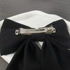 Black Velvet Large Bow Clip: Classic, Versatile Updo Accessory