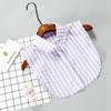 White Fake Collar Shirt For Children False Collar Blouse Lace Kids Peter Pan Collar Detachable Lapel Half Shirt Boys Faux Col