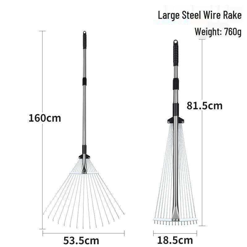 

Садовые грабли для листьев и травы для организации и сбора листьев и газонного мусора