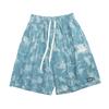Tie-Dye Beach Shorts for Men, Ins Style, Hong Kong Style, Straight Casual Shorts, Summer Loose Fit, Outdoor Wear, Trendy Hip-Hop Five-Point Shorts
