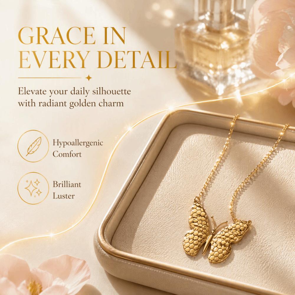 3/4/6cm Butterfly Pendant Necklace Minimalist Butterfly Pendant Stainless Steel Choker  Evening