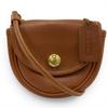 Great Shoulder Bag Old Coach Mini Glove Leather Bag with Charm Brown 9826 Used
