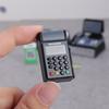 1 Set Plastic Collectible Fashion Figurines Mini Supermarket Cash Register & Pos Machine Kit Home Indoor Decor For All Room Type