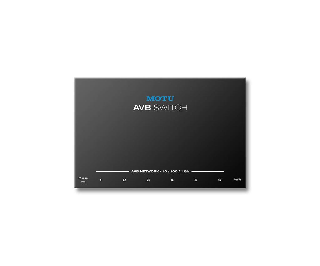 MOTU AVB Switch AVB Síťový Hub 5 Portů