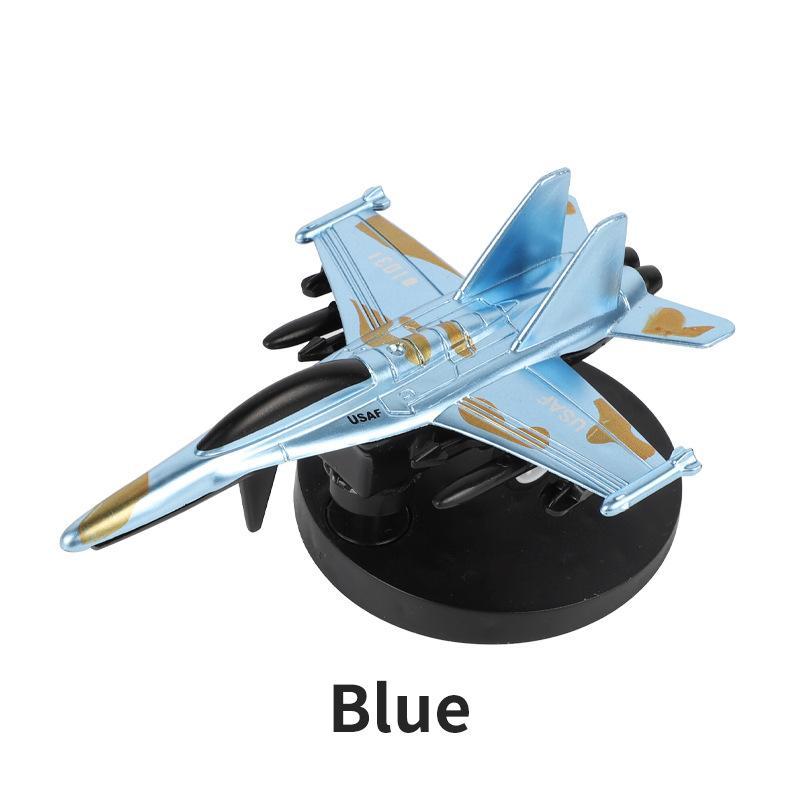 Car Interior Helicopter Rotating Airplane Decoration Home Desktop Ornaments For Model Enthusiasts Gift