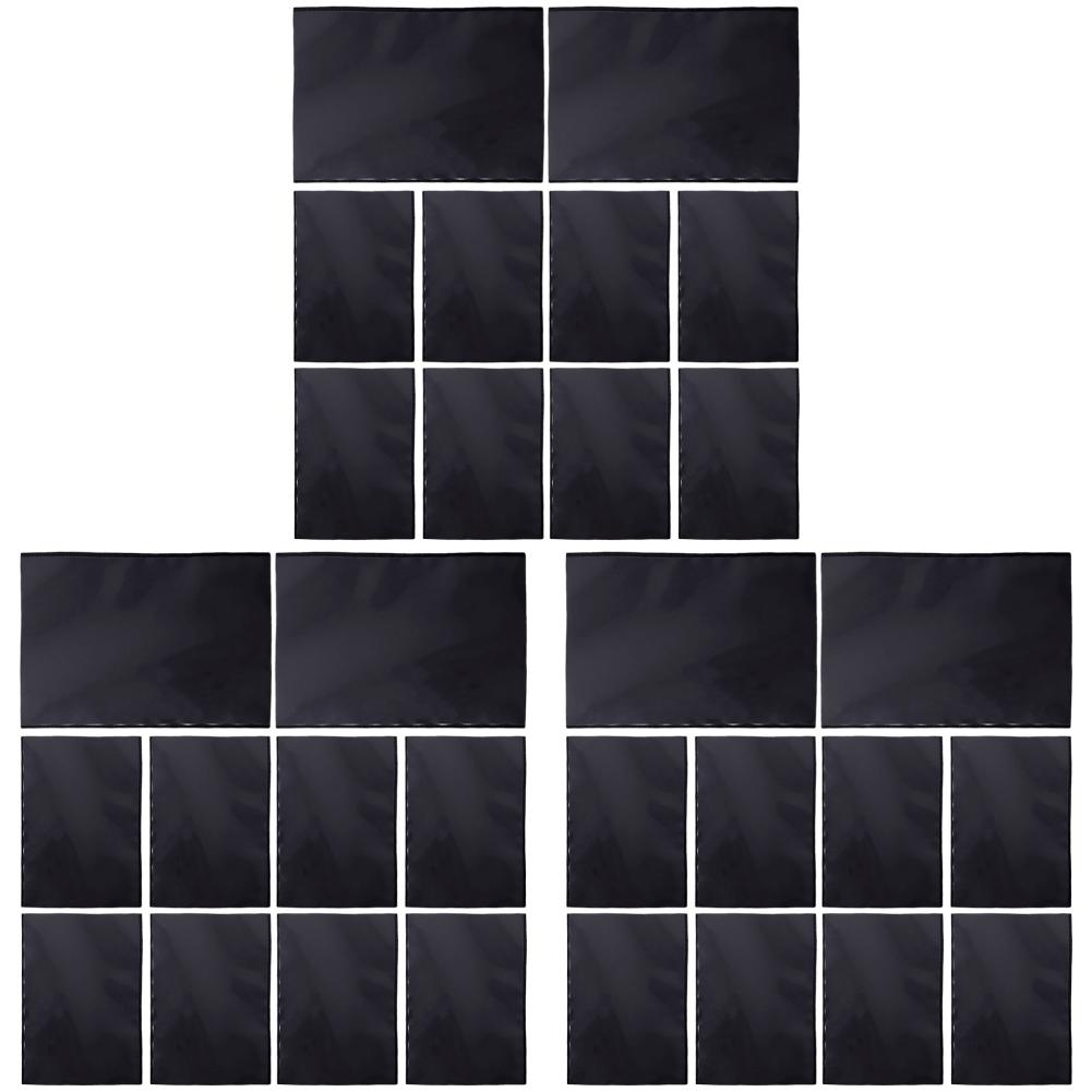 

10Pcs Magnetic Picture Frame Photo Display Frame for Home School Office (Black)