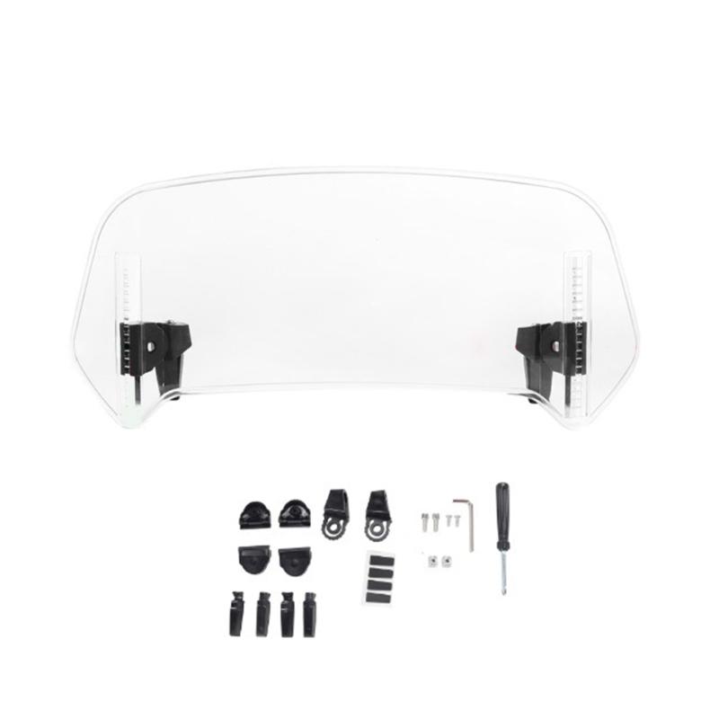 Foldable Motorcycle Windscreen for Bikers Travel Friendly Easy Carry Windshield