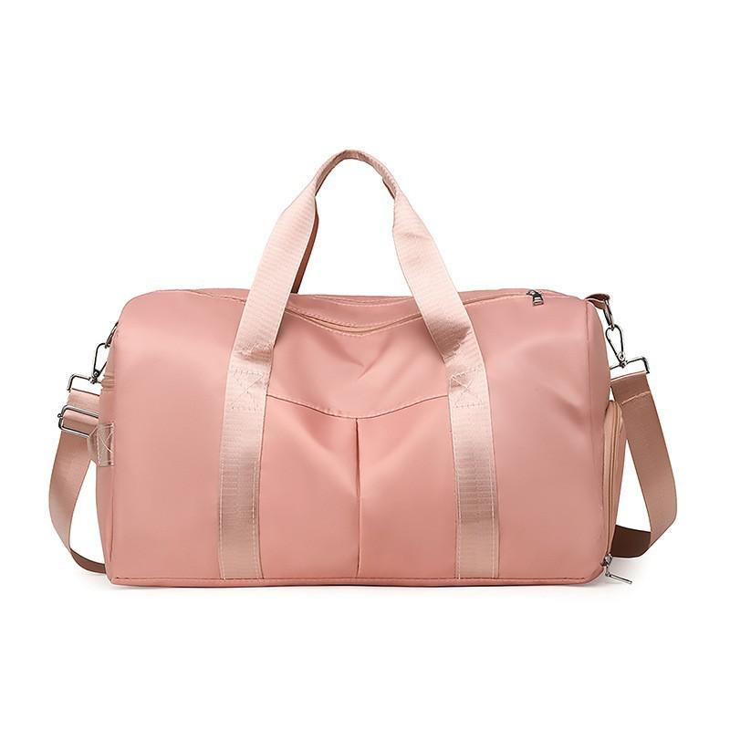 

Fashionable Lightweight Dry Wet Separation Travel Bag Large-capacity Student Luggage Storage Outdoor Sports Yoga Fitness one size розовый