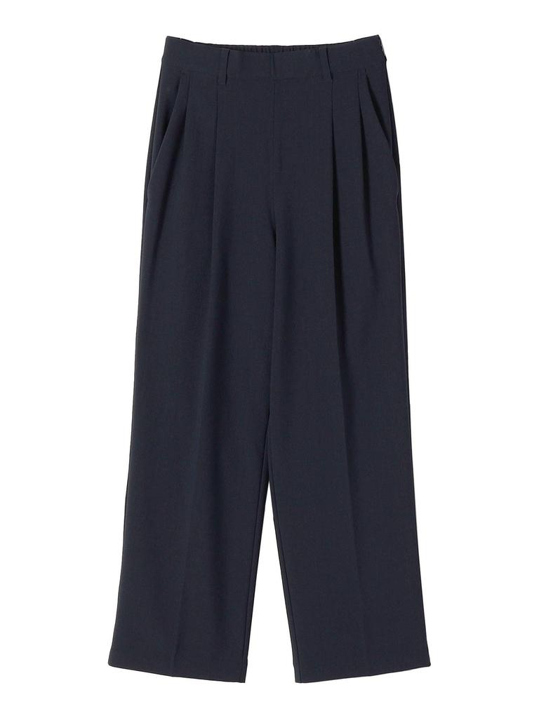 Ships Colors Women's Machine Washable Two-Tuck Straight Pants, Navy, Size 223140004