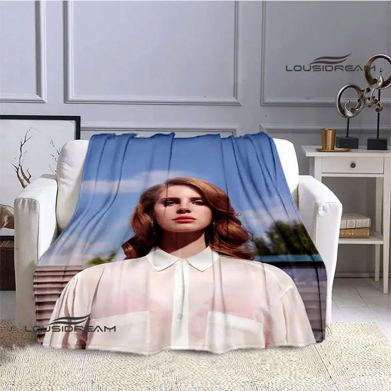 Lana Del Rey Coperta stampata sottile Morbida e confortevole Coperta per casa, viaggio, biancheria da letto regalo di compleanno