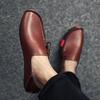 Mockasiner för män Loafer Driving Gommino Comfort Flats Casual Snörning Plus Size Läderskor för män Over Size