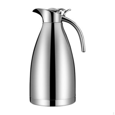 Caraffa Isolata Brocca da Tè e Caffettiera in Acciaio Inossidabile Mantiene Caldo con Beccuccio Antigoccia Adatta per