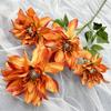 Artificial Dahlia Flowers Fake Flowers with Flexible Stem Reusable Faux Silk Flowers for Vase Floral Arrangement Wedding Bouquet Table Centerpieces