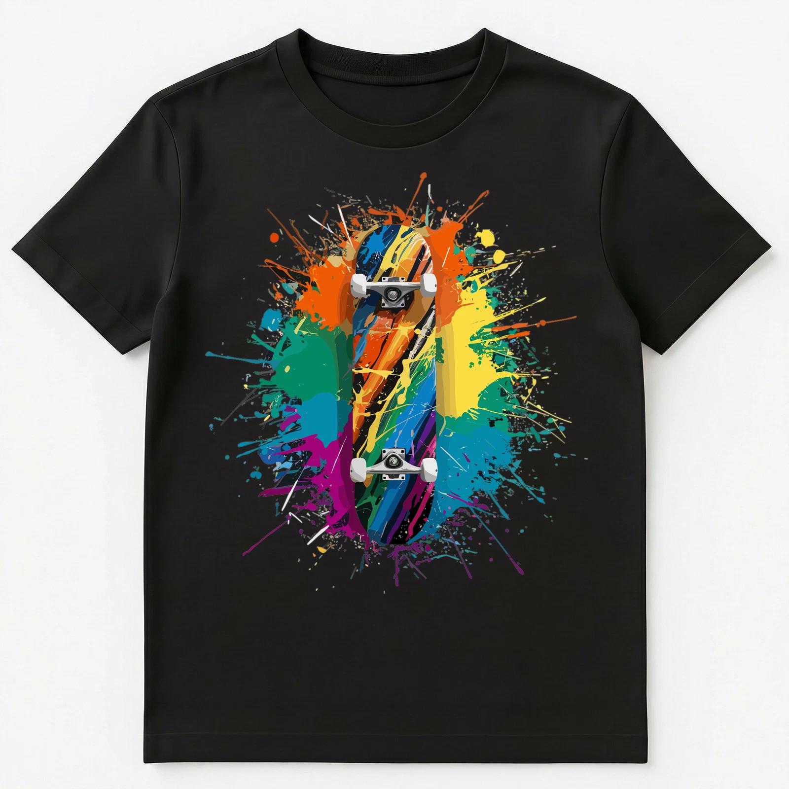 

Graphic Skateboard Unisex T-Shirt XL