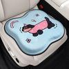 Yousheng Gel Car Seat Cushion Breathable Cooling Ice Silk Mat for Office Chair Cute Cartoon Non-Slip Pad for Summer Driving & Desk Work