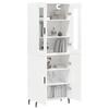 VidaXL Highboard White 69.5x34x180 Cm Engineered Wood 3198225