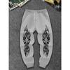 Trendy Street Style Men's Loose Ankle Sports Pants Gothic Style Casual Sports Jogging Pants Suitable for Both Men and Women