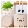 Creative Expression Character Flower Pot Handicraft Ornaments Garden Decoration