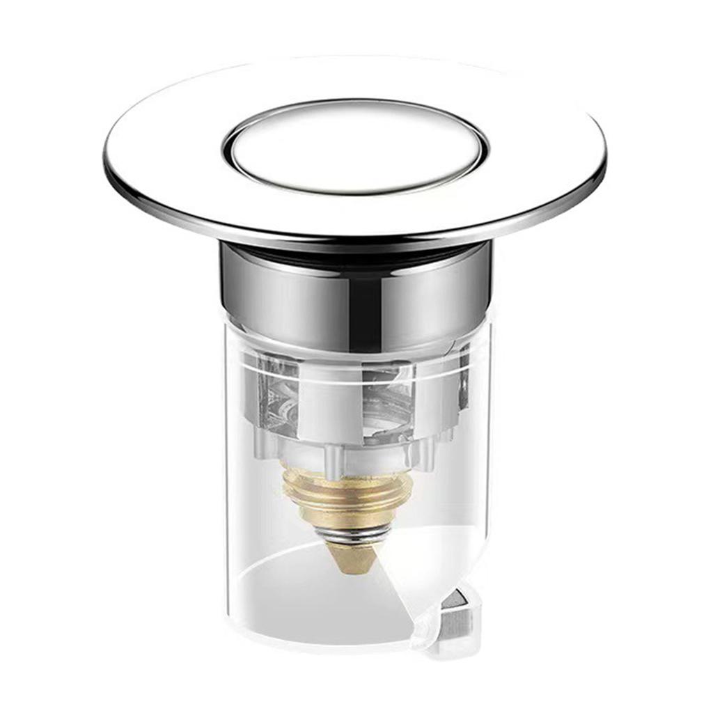 Drain Filter Bounce Cores Bathtub Drain Plug Sink Basins Drain Filter Bathtub Stopper for Bathroom Kitchen Easy Install
