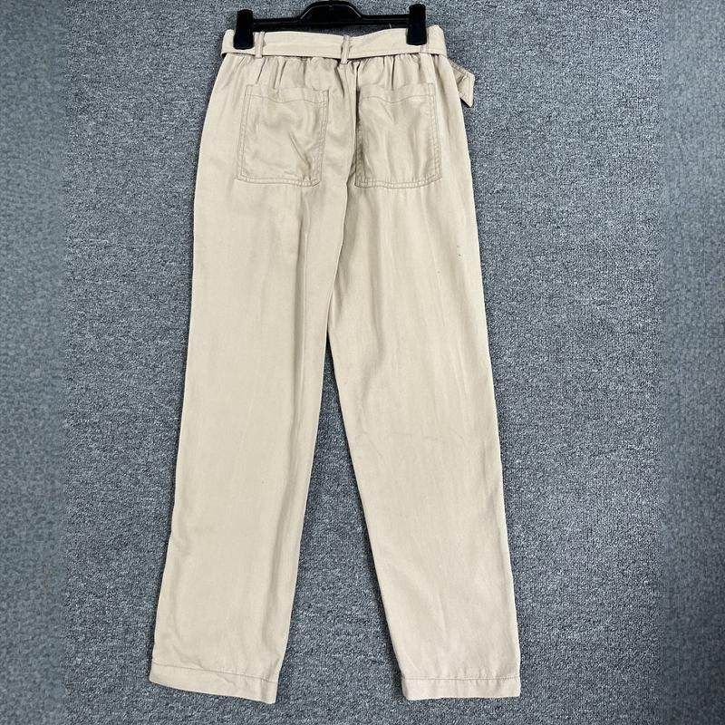 Exported To the United States, Original Tencel Lyocell Woven Comfortable Spring and Autumn Women's Wide-Leg Straight Nine-Point Casual Pants