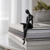 3D Printed Thinker Figurines Ornaments Minimalist Abstract Art Sculptures for Home Office Bookcase