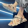 WTEMPO Sandali Estivi da Uomo Fondo Spesso Casual Fondo Morbido Ciabatte Antiscivolo da Interno Scarpe da Trekking alla Moda Scarpe da Spiaggia all'Aperto Mare