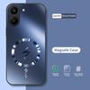 For Redmi Turbo 5 5 Max Case Integrated Magnetic Light-absorbing Fashion Ice Image Frosted Surface Shock Absorption Box