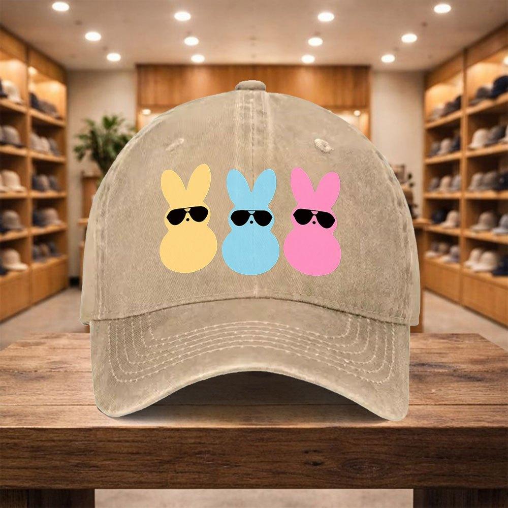 pc Adjustable Snapback Baseball Cap with Rabbit Lightweight Unisex Hat Suitable for Sports Travel Streetwear Birthdays T