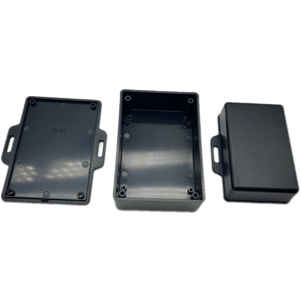 Waterproof Project Enclosure Boxes with Ear Black Storage Case ABS Plastic 6 Styles PCB Board Shell Electronic Supplies