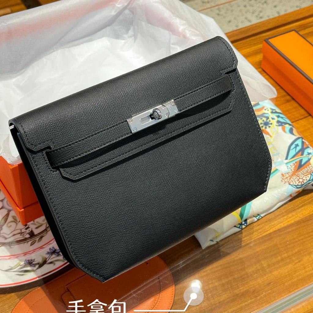 Depeches 25 Epsom Leather Handbag Tote Organizer Bag Daily Versatile Fashion Womens Bag