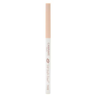 Canmake Lip Trick Liner H02 Bege Natural Iluminador Lápis Retrátil para Lábios, 1,5mm,