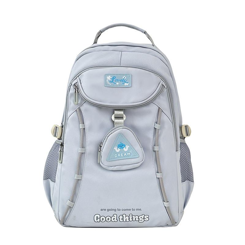 Cute Minimalist Nylon School Backpack For Teens College Schoolbags Students