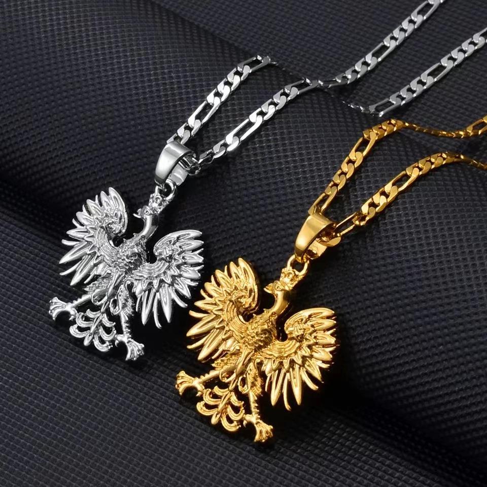 New Anney Poland symbol eagle pendant fashionable Polish jewelry necklace