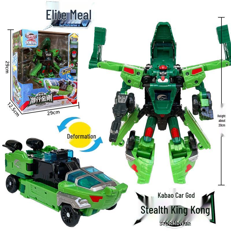 Kabo Car God: Rescue League Transformer Firefighting & Medical Robot Toy Set for Boys
