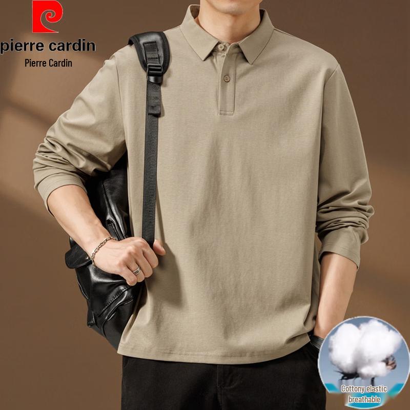 Pierre Cardin Men's Long-Sleeve Polo Shirt