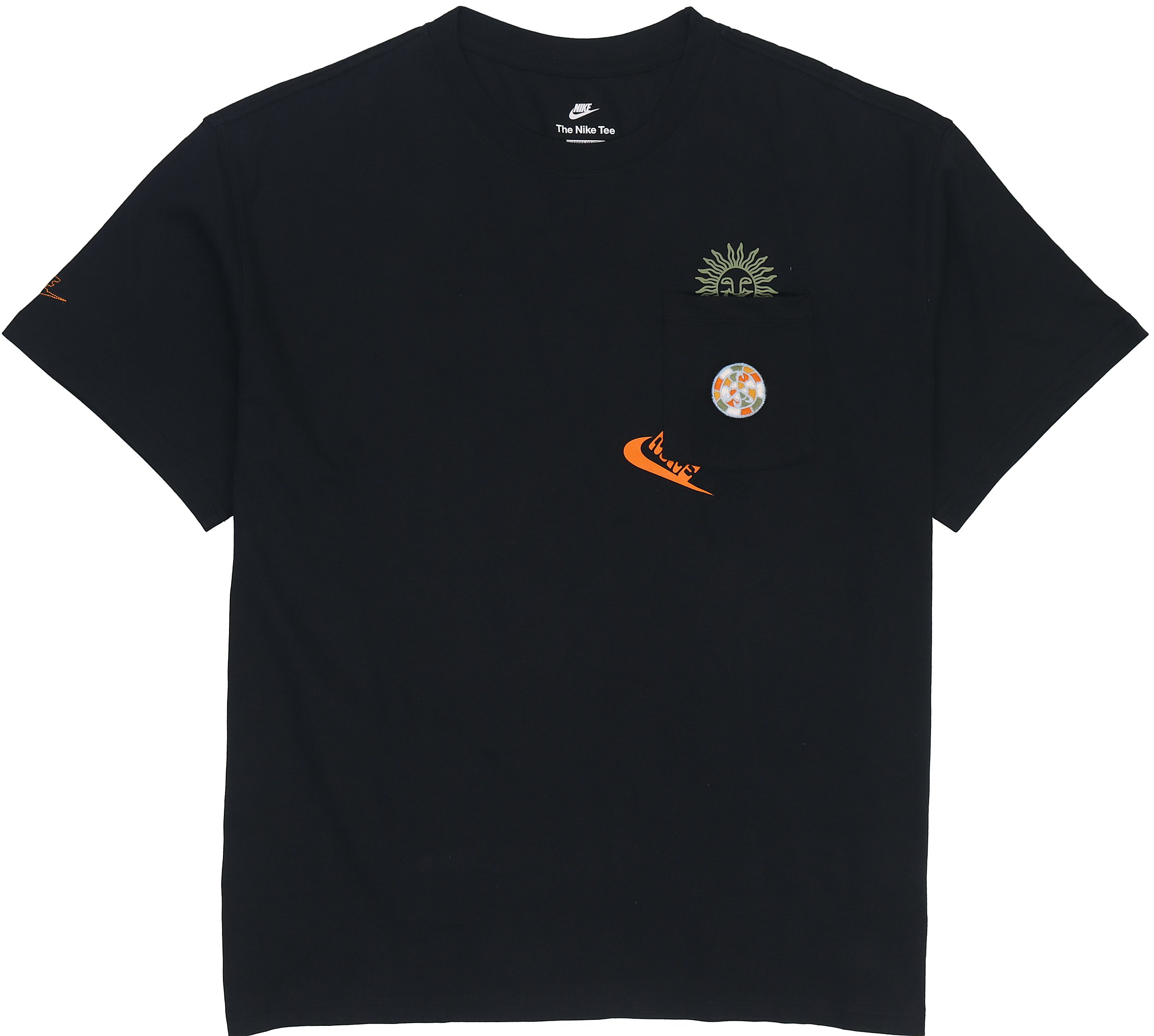 

Nike T Shirts Men s Black Crew Neck Moderate Straight Fit DR7967-010 M