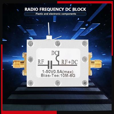 10MHz-6GHz Zasilacz Bias Tee 10MHz-6GHz Szerokopasmowy Radiofrekwencyjny Mikrofalowy Koncentryczny Zasilacz Bias Koncentryczny Zasilacz Bias Tee RF Zasilacz Bias Tee Koncentryczny Zasilacz Bias